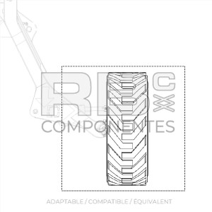 ROUE  445D50/710, LH ADAPTABLE REF GE T111702
