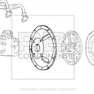 COUVERCLE MOTEUR COMPATIBLE GE 30806