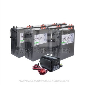 KIT BATTERIE 8X RB052007.DIS + CHARGEU RB001038.v2